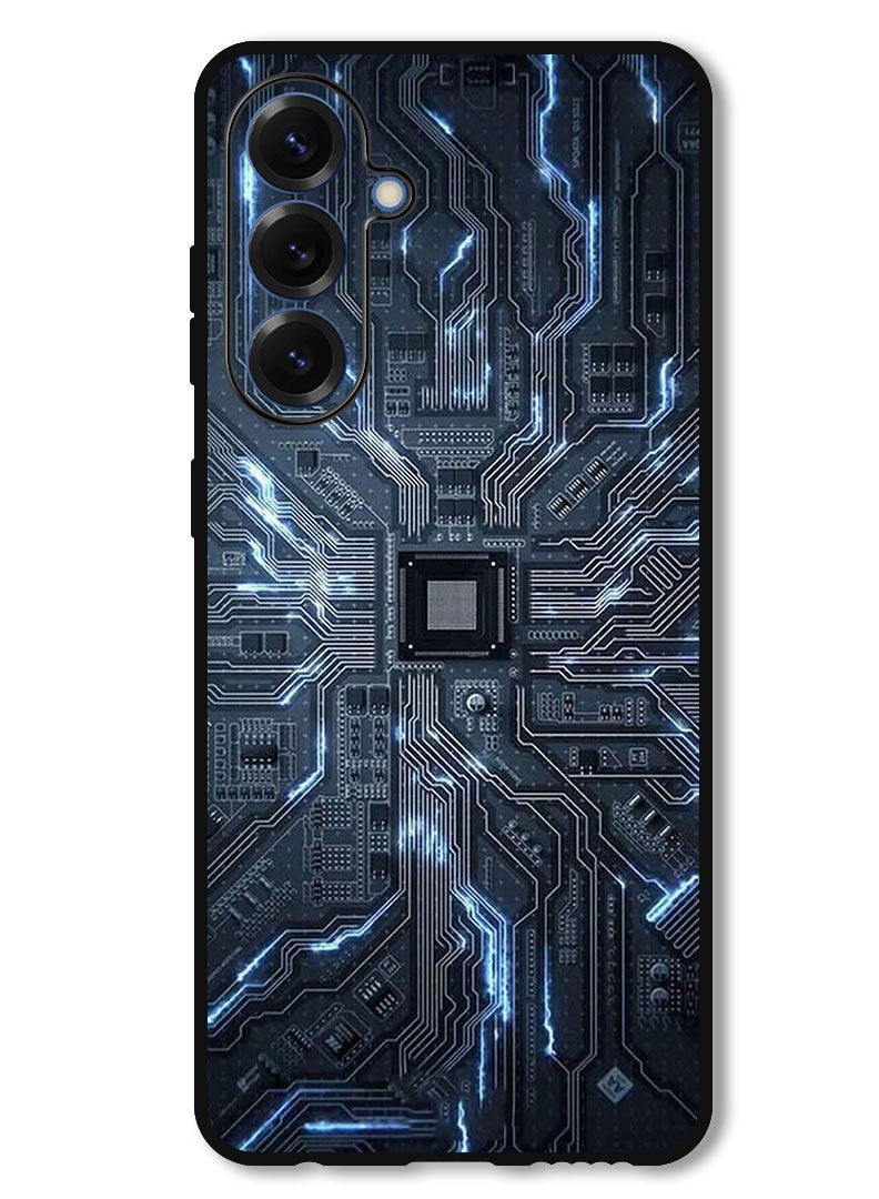 Theodor Protective Case Anti Scratch Shock Proof Bumper Cover For Samsung Galaxy S25 Hardware Circuit - Image 1