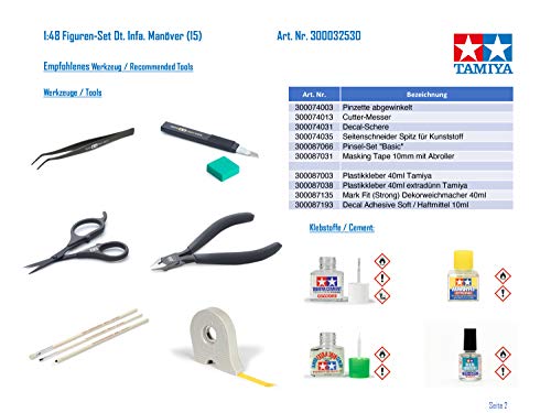 Tamiya مجموعة نماذج تاميا المشاة الألمان في المناورات - Image 4