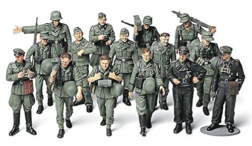 Tamiya مجموعة نماذج تاميا المشاة الألمان في المناورات - Image 2