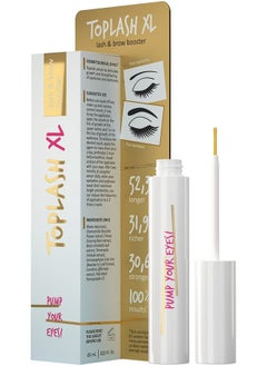Xl Lash And Brow Booster Growth Serum With Eyelash And Eyebrow Enhancer Promotes Stronger Thicker Healthier Lashes With Botanicals And Peptides
