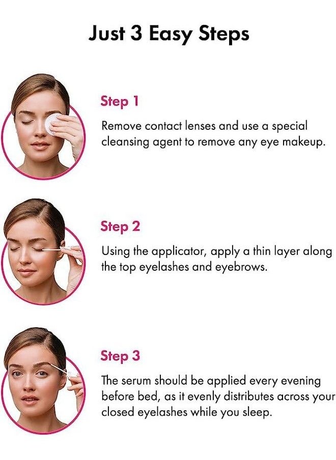 Toplash - Xl Lash And Brow Booster Growth Serum With Eyelash And Eyebrow Enhancer Promotes Stronger Thicker Healthier Lashes With Botanicals And Peptides - Image 1