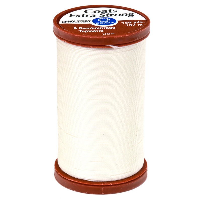 COATS CLARK Coats & Clark Specialty Thread Upholstery 150 YD Natural,Cream/White - Image 3