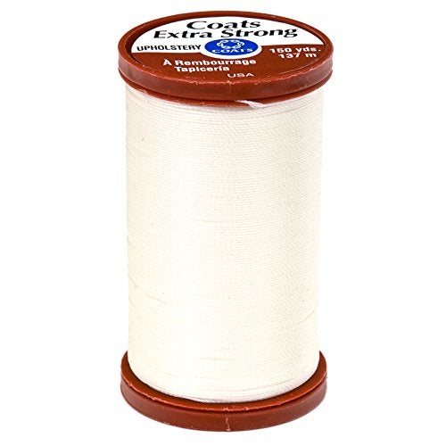 COATS CLARK Coats & Clark Specialty Thread Upholstery 150 YD Natural,Cream/White - Image 1
