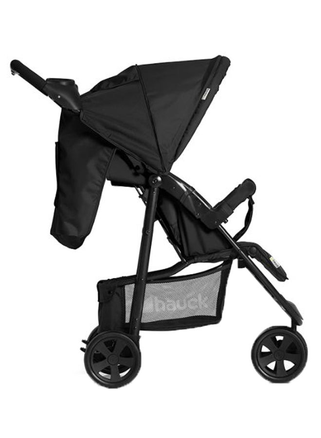 Hauck Three Wheeler Pushchair Citi Neo 2 - Up to 25 Kg - Compact One-Handed Folding - Ultra Light - Cup Holder - Fully Reclining for Babies and toddlers From Birth - XL Shopping Basket / Grey - Image 3