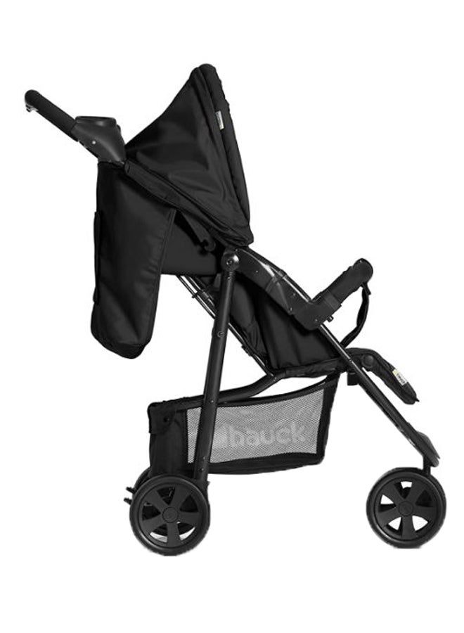 Hauck Three Wheeler Pushchair Citi Neo 2 - Up to 25 Kg - Compact One-Handed Folding - Ultra Light - Cup Holder - Fully Reclining for Babies and toddlers From Birth - XL Shopping Basket / Grey - Image 2