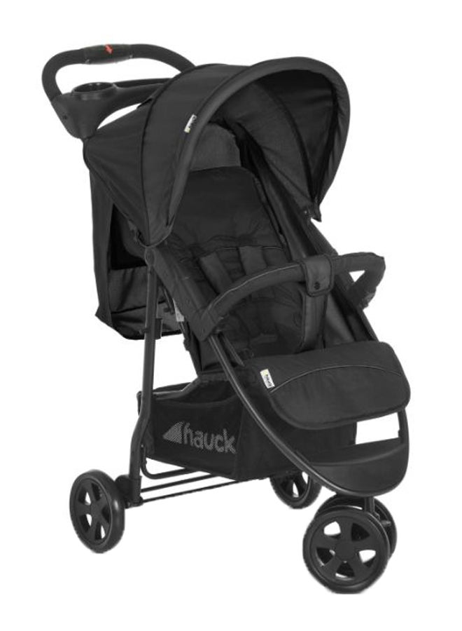 Hauck Three Wheeler Pushchair Citi Neo 2 - Up to 25 Kg - Compact One-Handed Folding - Ultra Light - Cup Holder - Fully Reclining for Babies and toddlers From Birth - XL Shopping Basket / Grey - Image 1