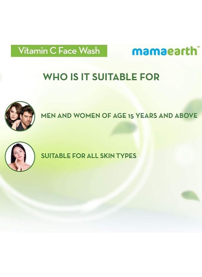 Mamaearth - Vitamin C Face Wash with Vitamin C and Turmeric for Skin Illumination - 250ml - Image 1