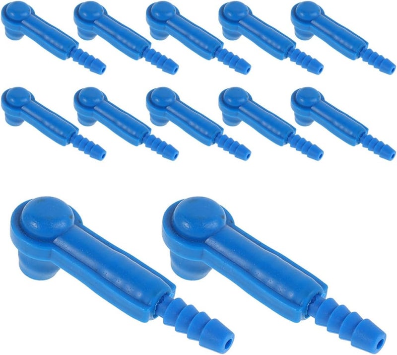15pcs Car Brake Bleeder Tool Kit with Pump and Adapter Set, Fluid Bleeding Kit for Automotive Brake System Repair and Oil Exchange, Blue - Image 1