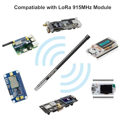 slinkdsco Waterproof 5.8dBi Meshtastic Lora 915MHz Node/Repeaters/Module Devices Fiberglass Antenna with N Male Connector & IPEX/u.fl Adapter Cable, Slinkdsco - Image 2