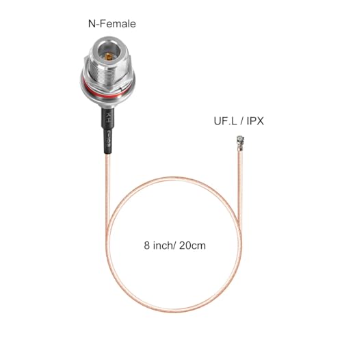 slinkdsco Waterproof 5.8dBi Meshtastic Lora 915MHz Node/Repeaters/Module Devices Fiberglass Antenna with N Male Connector & IPEX/u.fl Adapter Cable, Slinkdsco - Image 5