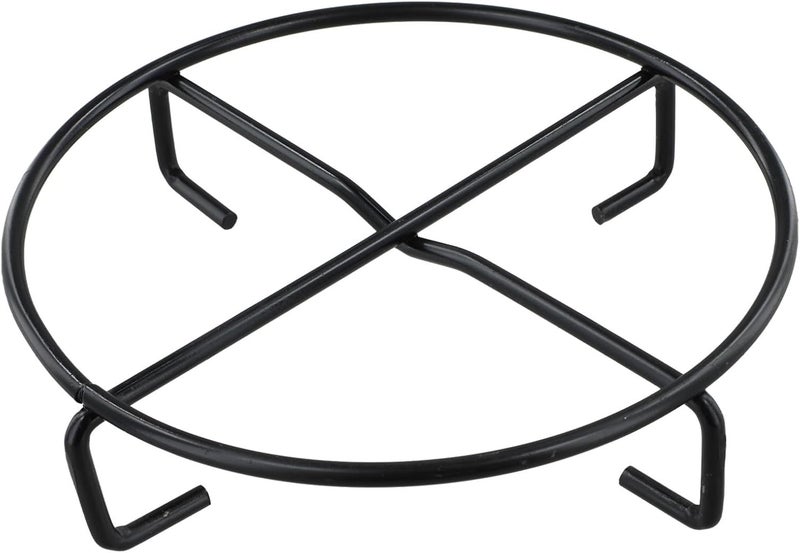 Metal Dutch Oven Pot Rack Support 19.8 cm for Outdoor Cooking and Camping, Heat-Insulated Black Pot Stand for Grills and Kettles - Image 1