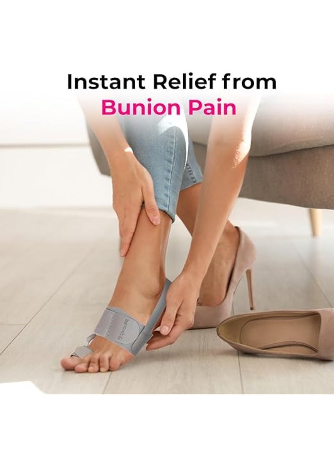 Adjustable Bunion Corrector (2-Pack) & Hammer Toe Corrector – Orthopedic Splint for Hallux Valgus & Pain Relief – Day & Night Use for Men & Women - Image 2