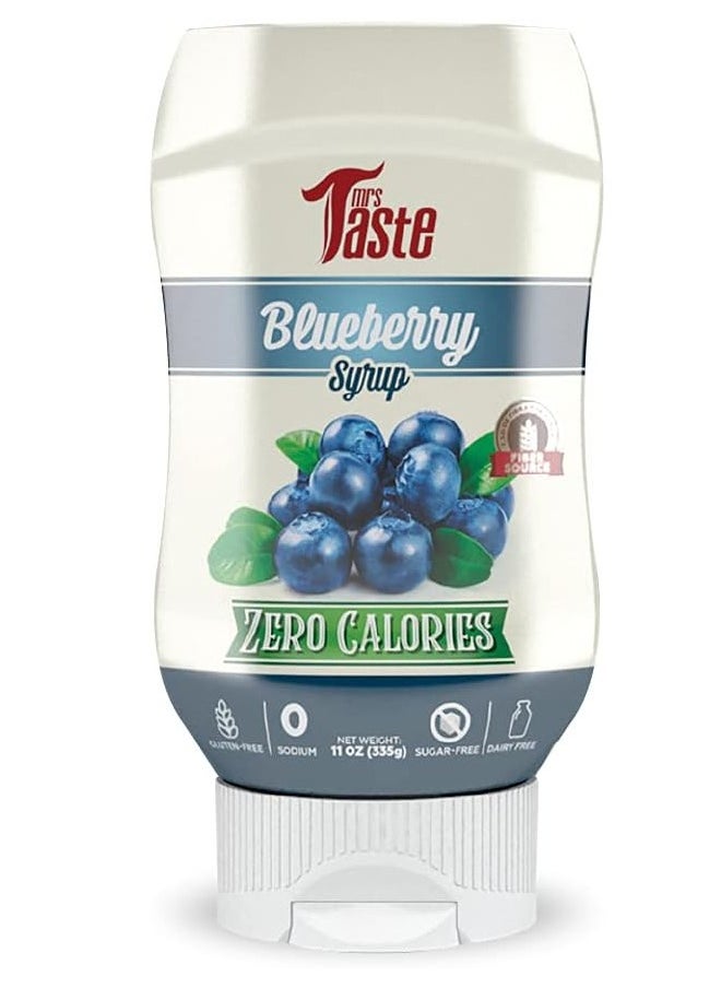 mrs Taste Mrs Taste Zero Calories Zero Sugar Zero Sodium Blueberry 335 gm 