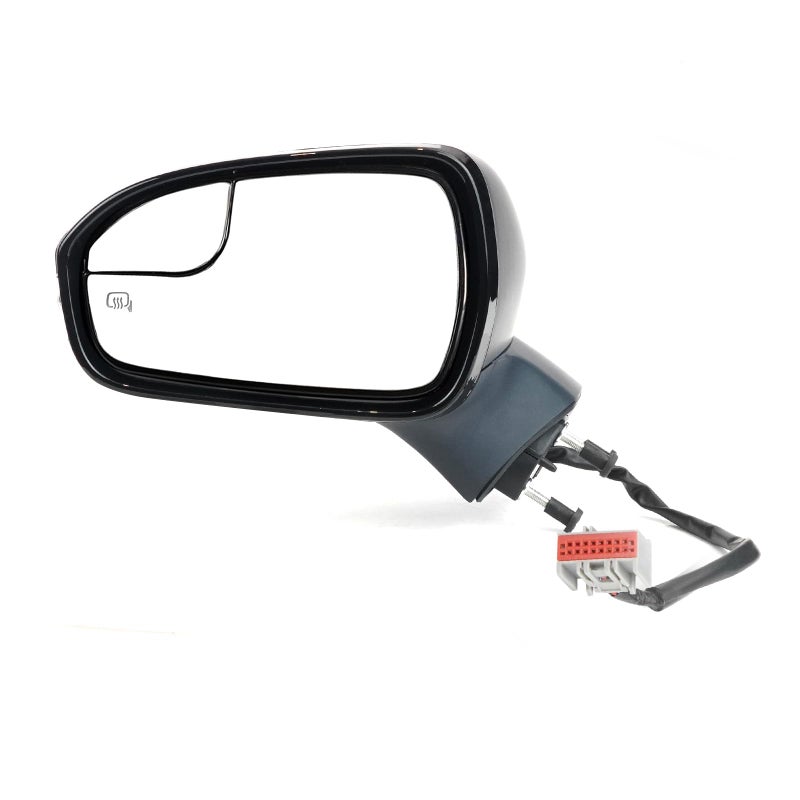 Dexepe Driver Side Mirror Assembly Compatible with Ford Fusion Sedan 20132016 S SE Hybrid with Power Heated Turn Signal Puddle Lights Blind Spot Mirror Replace DS7Z17683BA Left Unpainted