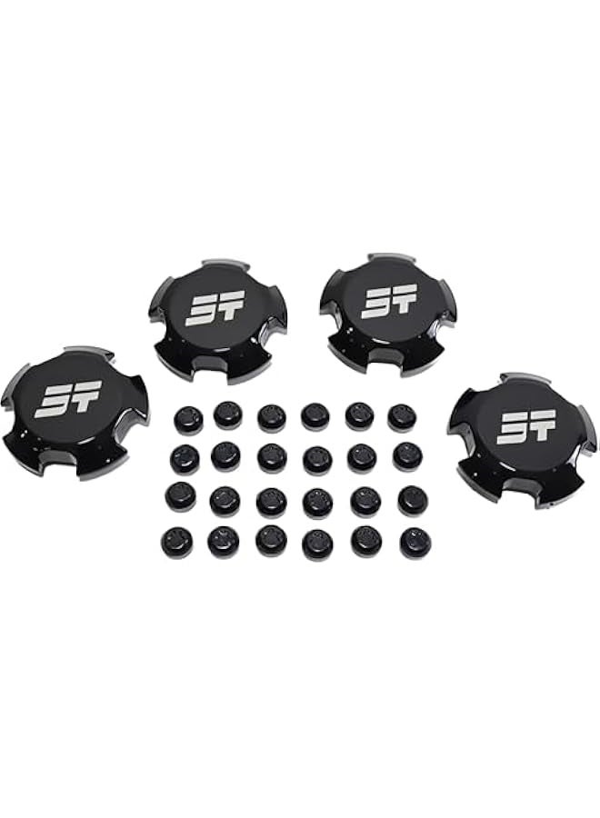 Generic For Jetour Traveller T2 Black Wheel Hub Cover Wheel Hub Cover Replacement Parts Covers Tires Parts Auto Car Accessories (Bright Black)  - Image 1