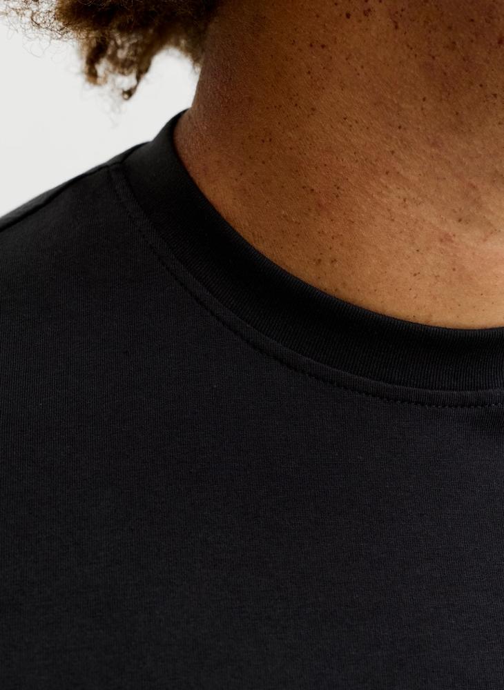 JACK & JONES Casual Standard Fit Crew Plus Size Neck T-Shirt - Image 4