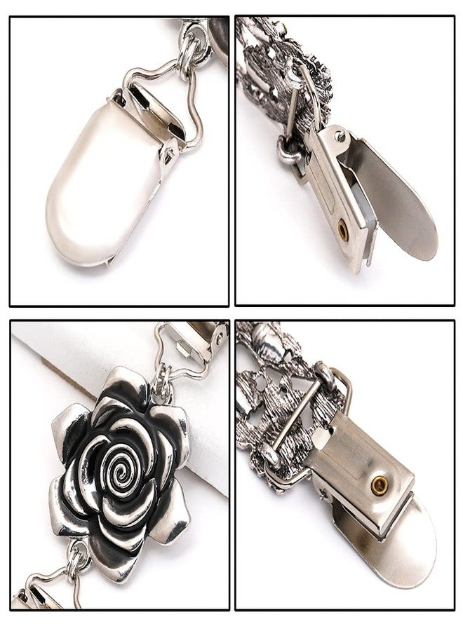 YunZh Sweater Clips Retro Cardigan Clip Shawl Clips Dresses Cinch Clip for Women Girls,5PCS - Image 5
