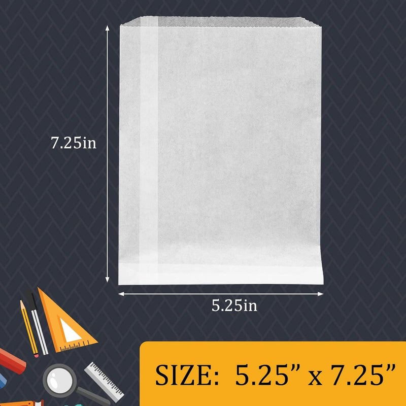 Lineco Glassine Photo Envelopes 5.25''x7.25'', Preserve Photos, Prints, Negatives. Store Stamps, Coins, Scrapbooking, Storage (Pack of 100) - Image 2