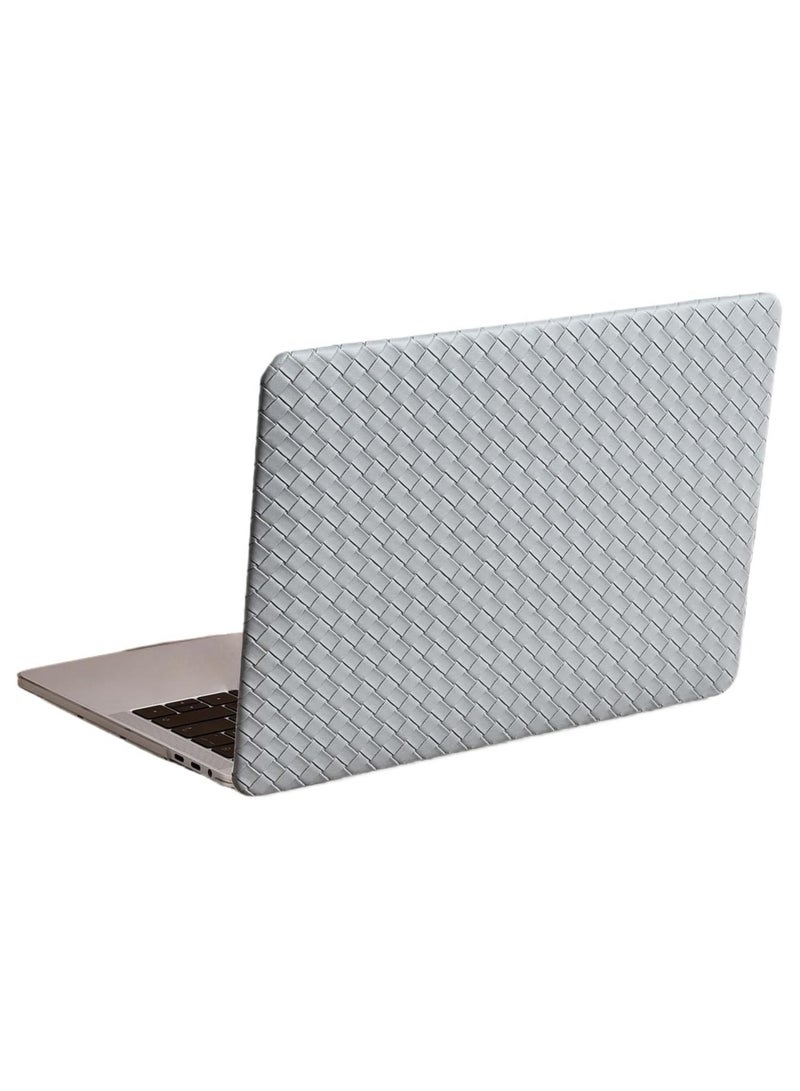 Laptop Case Compatible with Huawei Matebook D16 2024 16 Inch Model MCLF-X MCLG-16 MCLEF-X Weaving Texture Soft Leather Cover Laptop Protective Hard Shell - Image 1