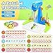 Sumsoltic Drawing Projector for Kids Art and Craft Kit Including Colored Pencils Crayons Coloring Books Toys for 3 Year Old Boys Blue Drawing Kit v1 - Image 4