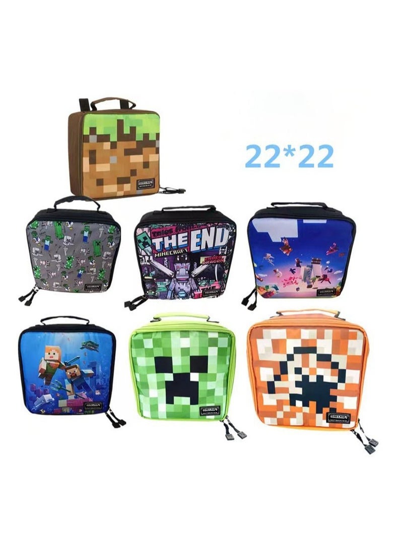 Generic - Minecraft Kids Lunch Bag - Image 1