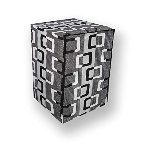 KANUSHI Industries® Washable & Dustproof Front Load Automatic Washing Machine Cover (Suitable for 6 Kg, 6.5 kg, 7 kg, 7.5 kg) (WASMAC-BLACK-BOX-FRONT-01) - Image 4