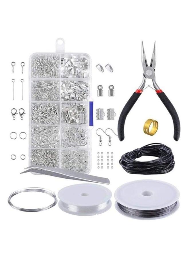 Jewellery Making Kit, Repair Installation Jewelry Supplies Pliers, Wires, Findings Supplies, for and Beading, with Storage Box - Image 2