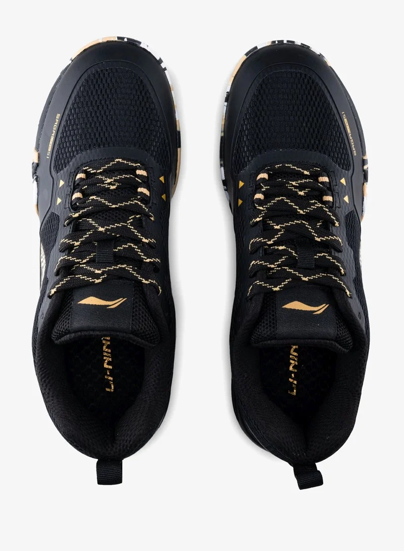 Li-Ning Black/Gold/White Lining Saga Lite S1 Badminton Shoes  Unisex-adult Non Marking Lightweight & Durable  | Best Price UAE