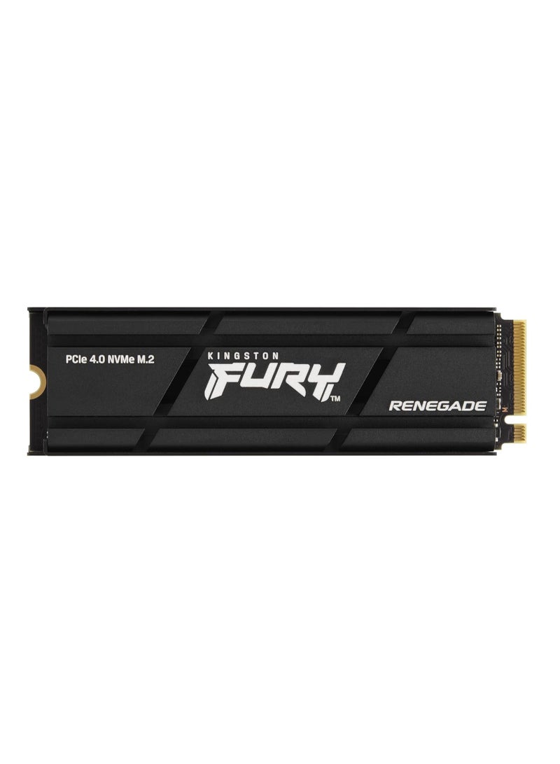Kingston Fury Renegade 1TB PCIe 4.0 NVMe M.2 SSD with Heat Sink, PS5 Ready, Up to 7300MB/s Read Speed, 6000MB/s Write Speed - SFYRSK/1000G | Black - Image 2