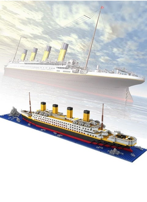 Pcs Titanic Building Blocks Set Construction Toy Learning Assembly Playset STEM Toy Set Educational Kit Child Branin Development Preschool Kindergarten Toy