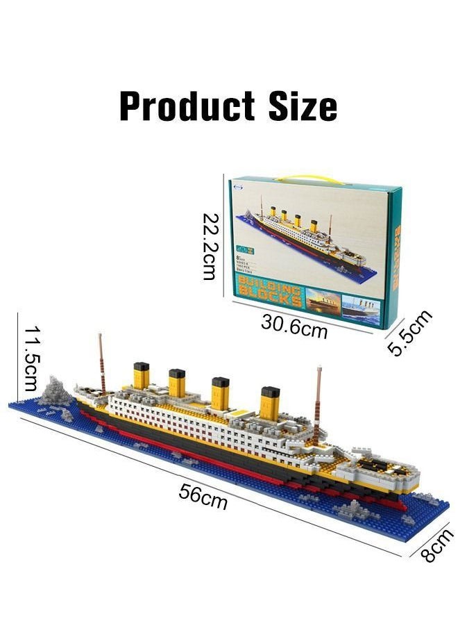 Pcs Titanic Building Blocks Set Construction Toy Learning Assembly Playset STEM Toy Set Educational Kit Child Branin Development Preschool Kindergarten Toy