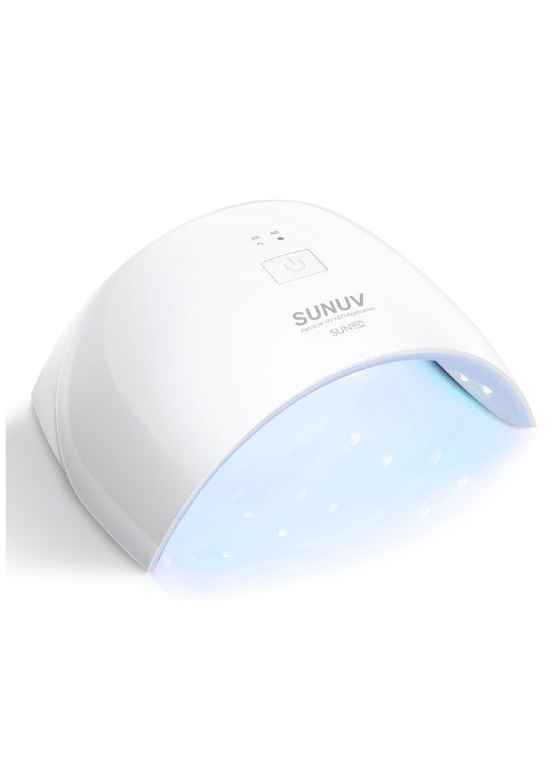 SUNUV - SUNUV UV LED Nail Lamp, UV Dryer for Gel Polish UV Light for Gel Nails with Sensor 2 Timer SUN9C Blue Gift for Women Girl - Image 1