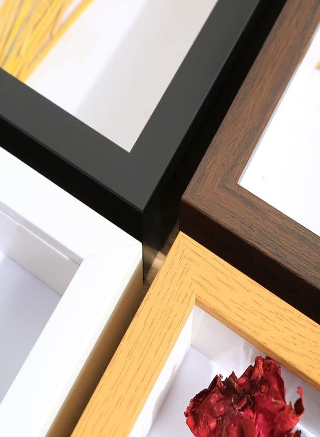 Dodxiaobeul Shadow Box Picture Frame,Frame for Dried Flowers,1.2" Deep Hollow Display Frame,Graduation Cap Shadow Box for Wall and Tabletop Display Bouquet Mementos Medals Photos Memory Box (12x16“) - Image 4