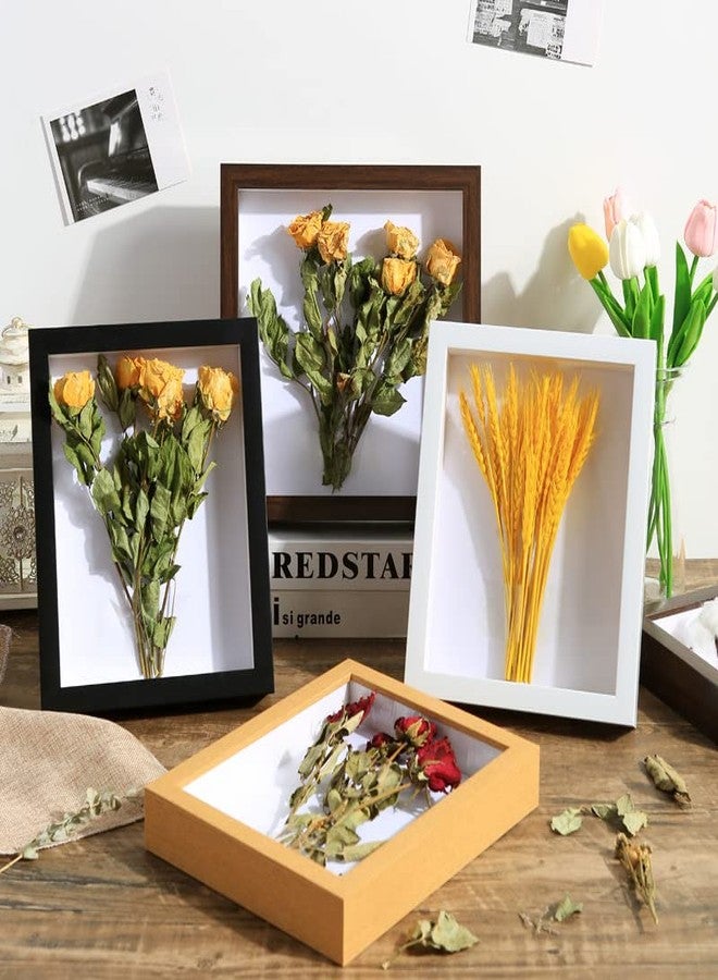 Dodxiaobeul Shadow Box Picture Frame,Frame for Dried Flowers,1.2" Deep Hollow Display Frame,Graduation Cap Shadow Box for Wall and Tabletop Display Bouquet Mementos Medals Photos Memory Box (12x16“) - Image 5