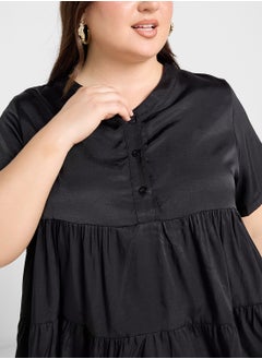 Ginger Plus V Neck Tiered Top  - Image 3