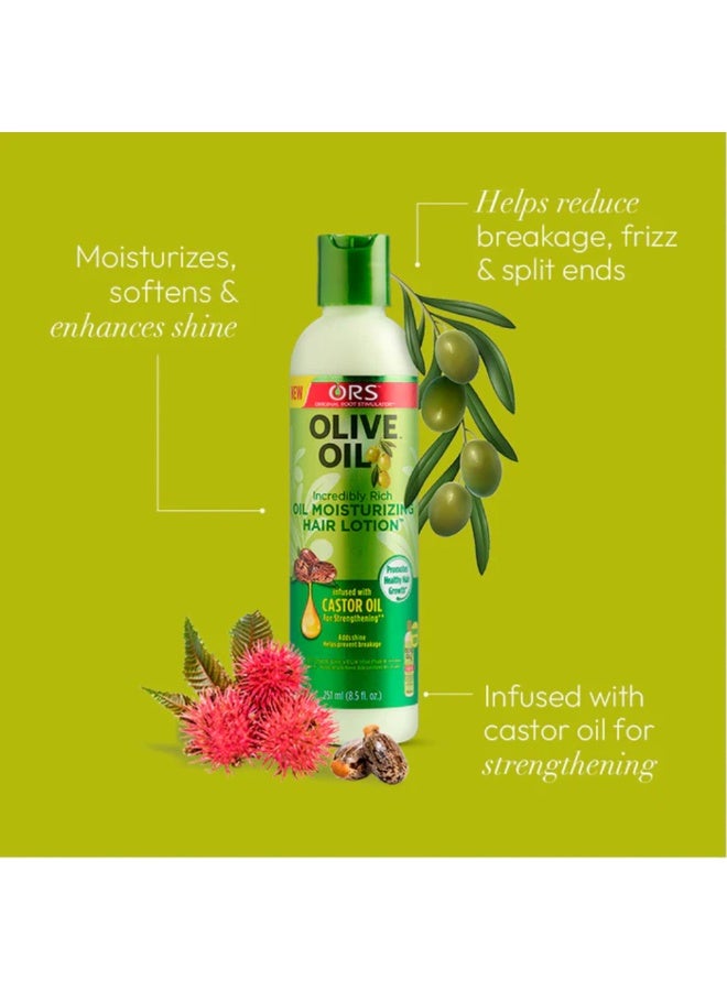 ORS Olive Oil Moisturizing Hair Lotion 251ml - Image 4
