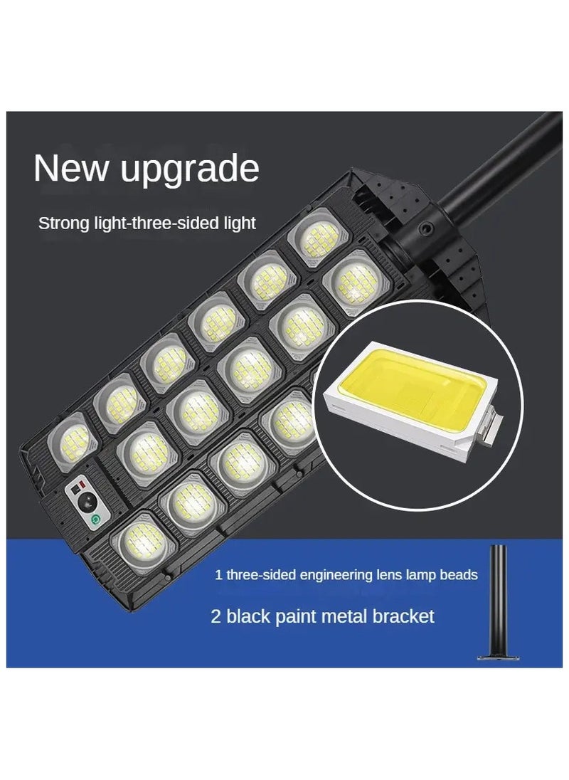 SOLAR Solar Street Lights 442 LED Super Bright Solar LED Light Outdoor Street Lamp 3 Light Mode Motion Sensor IPX4 Waterproof Light for Garage ,Garden Street(W7101A-6)  - Image 4
