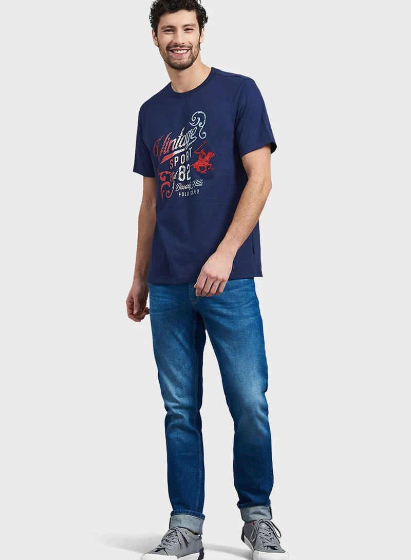 bhpoloclub Graphic Crew Neck T-Shirt