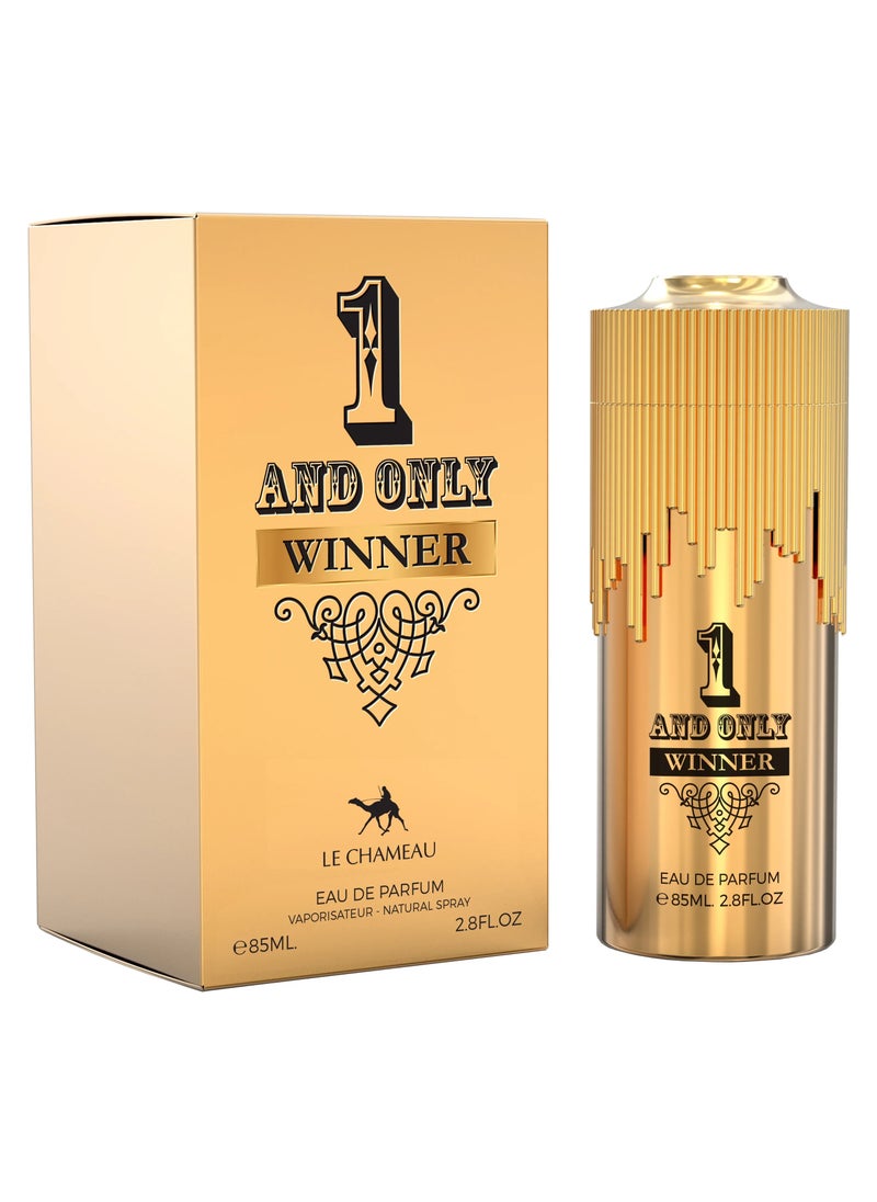 LE CHAMEAU - One And Only Winner Eau De Parfum For Men - 85 ML - Image 1