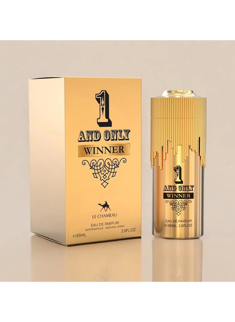 LE CHAMEAU - One And Only Winner Eau De Parfum For Men - 85 ML - Image 1