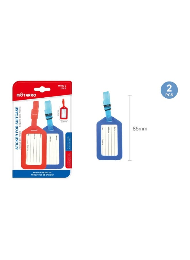 MOTARRO MI032-2 Luggage Sticker, 50 mm Size, Assorted
