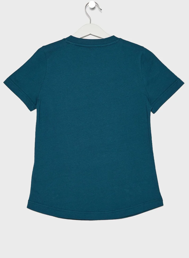 Adidas Youth Tropical Badge Of Sports T-Shirt