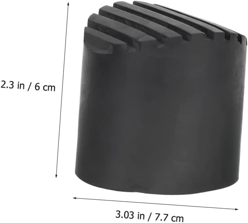 4 قطع حصائر أقدام سلم مطاطية للتثبيت على الأرضيات متوافقة مع أنواع مختلفة - Image 4