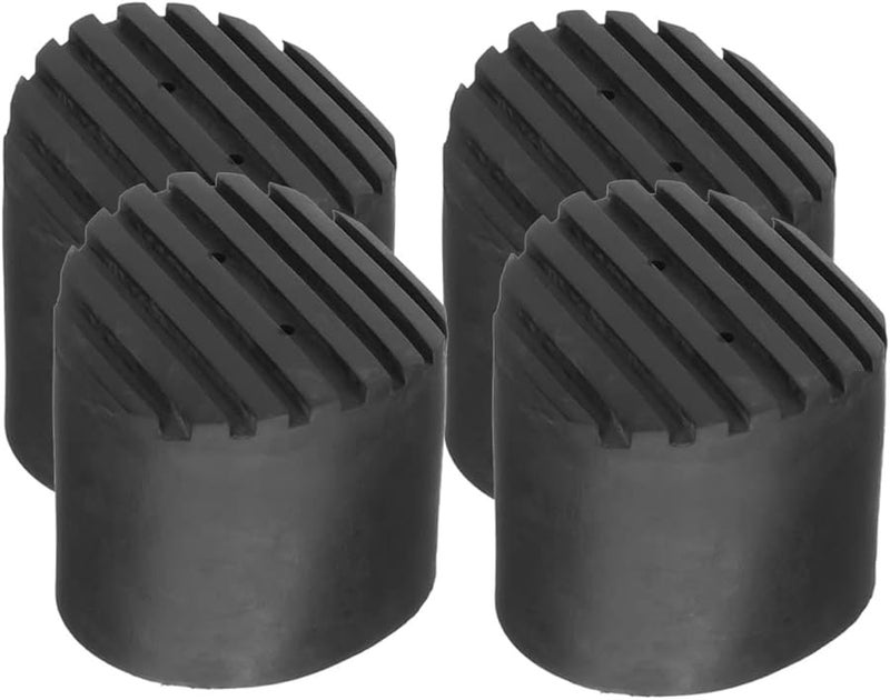 4 قطع حصائر أقدام سلم مطاطية للتثبيت على الأرضيات متوافقة مع أنواع مختلفة - Image 1