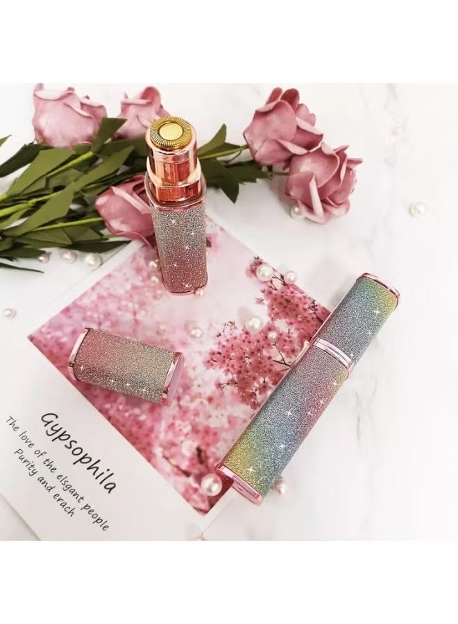 2-in-1 Rechargeable Facial Hair Remover & Eyebrow Trimmer for Women, Painless Gentle Hair Removal, LED Light, Portable Design for Daily Grooming - Image 4