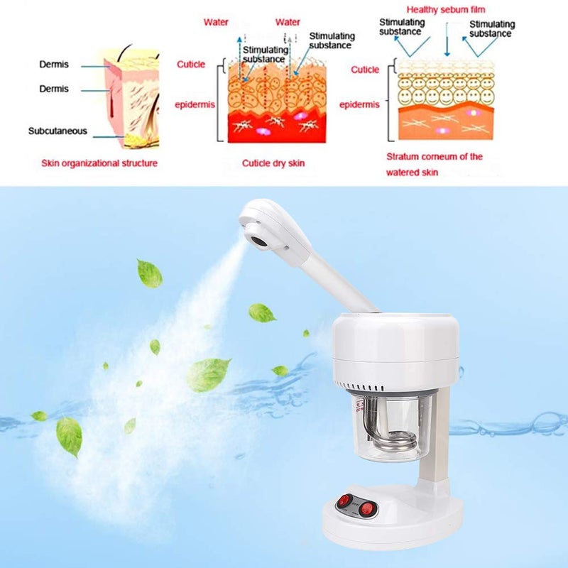 woobles Tabletop Facial Steamer, Portable Beauty Salon Hot Mist Face Steamer, Hydrating Moisturizing Spray Machine for Home and Beauty Salon, Facial Deep Cleaning(US 110V)- - Image 4