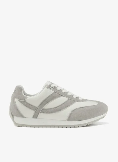 Lee Cooper Women's Panelled Lace-Up Sneakers