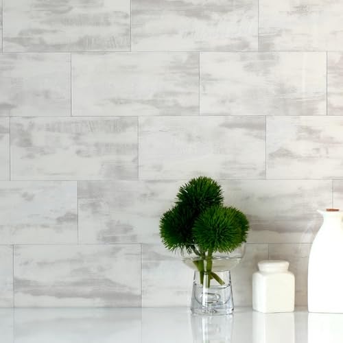 BeNice Peel and Stick Backsplash Large Bathroom Subway Tiles,Kitchen Shower Wall Stickers Waterproof(23Tiles) Rust Gray - Image 3