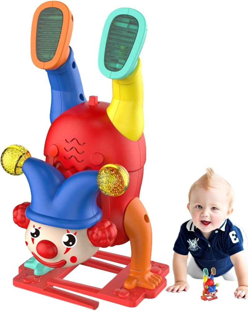 Musical Upside Down Clown Toy for Toddlers – Spinning & Dancing Battery Operated Toy  - Image 2