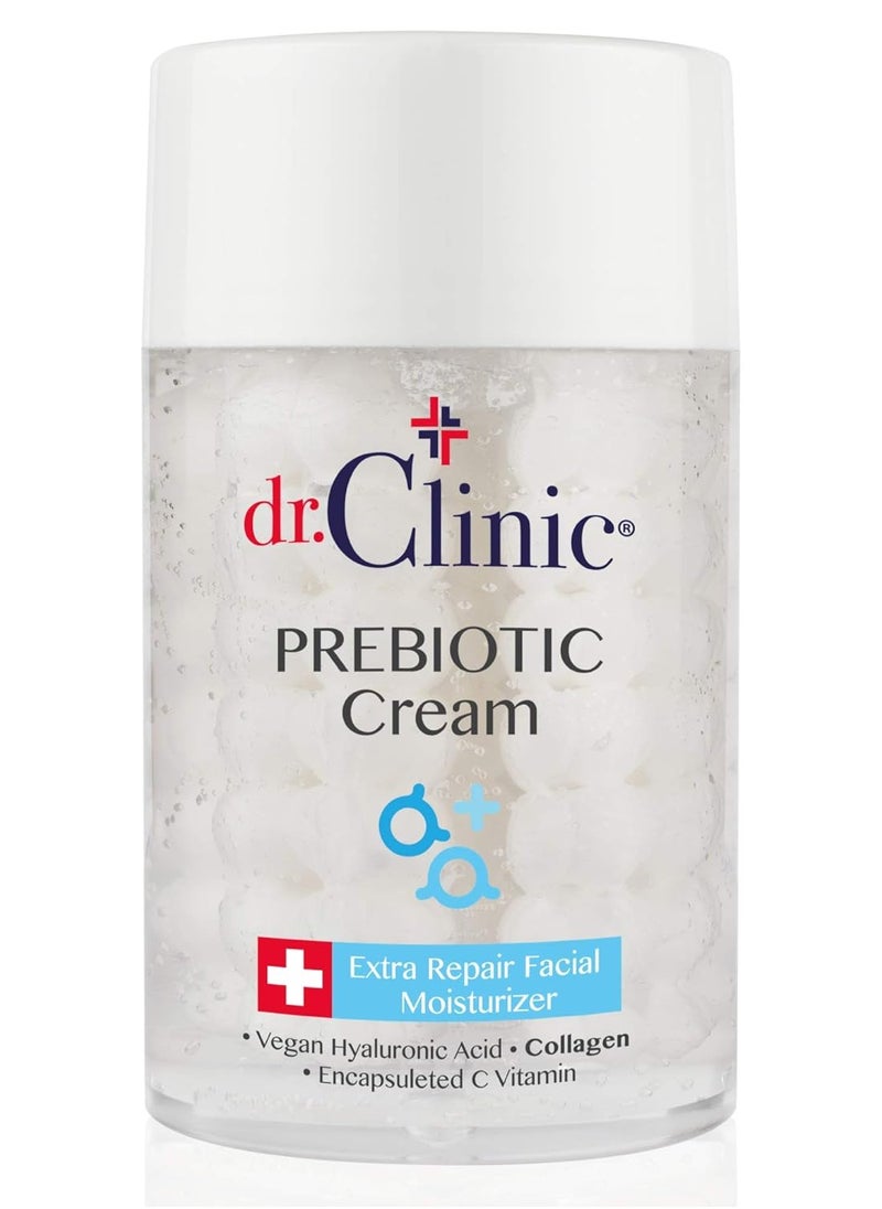 dr.Clinic Prebiotic Extra Repair Facial Cream | Anti Aging, Youthful Skin Revitalizing Treatment | Firming, Smoothing Wrinkles & Lines 3.38 fl.Oz  - Image 1
